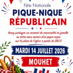 Pique-Nique républicain 14 juillet 2026