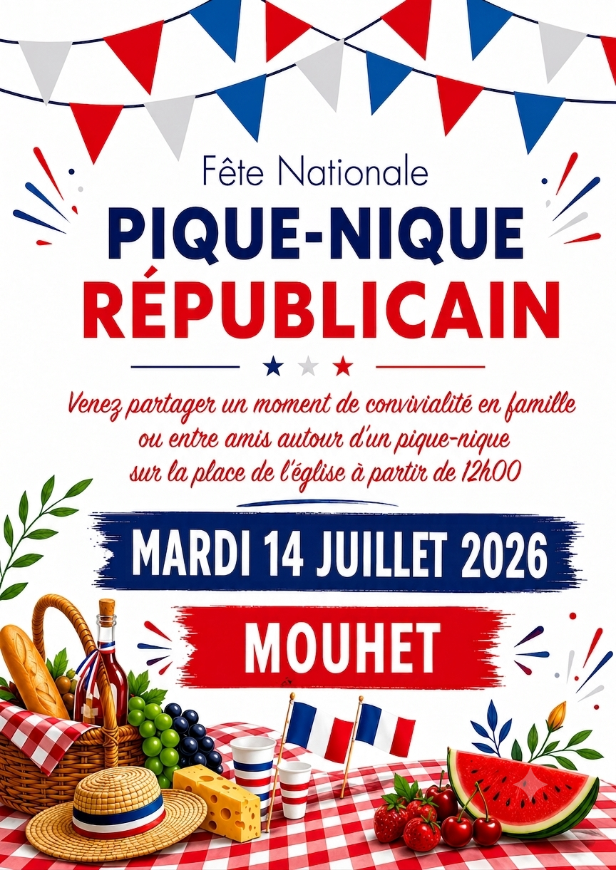 Pique-Nique républicain 14 juillet 2026